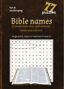 Bible Names Word Search book cover